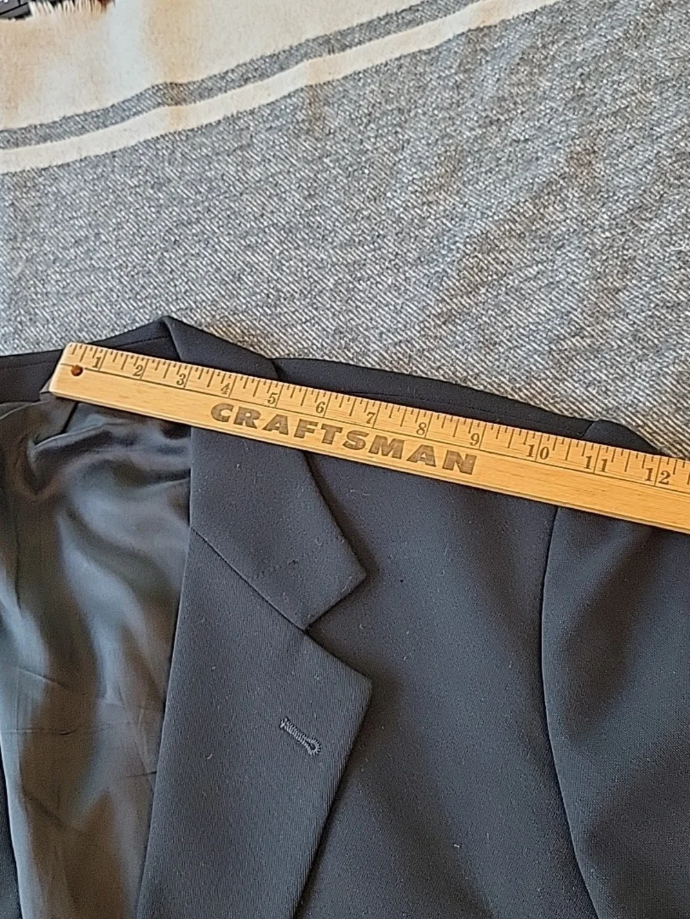 Banana Republic Jacket Men's 44L‎ Black 3 Button Blazer Suit Coat Classic Formal
